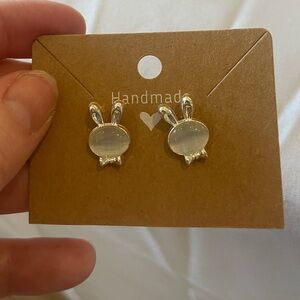 Bunny stud earrings